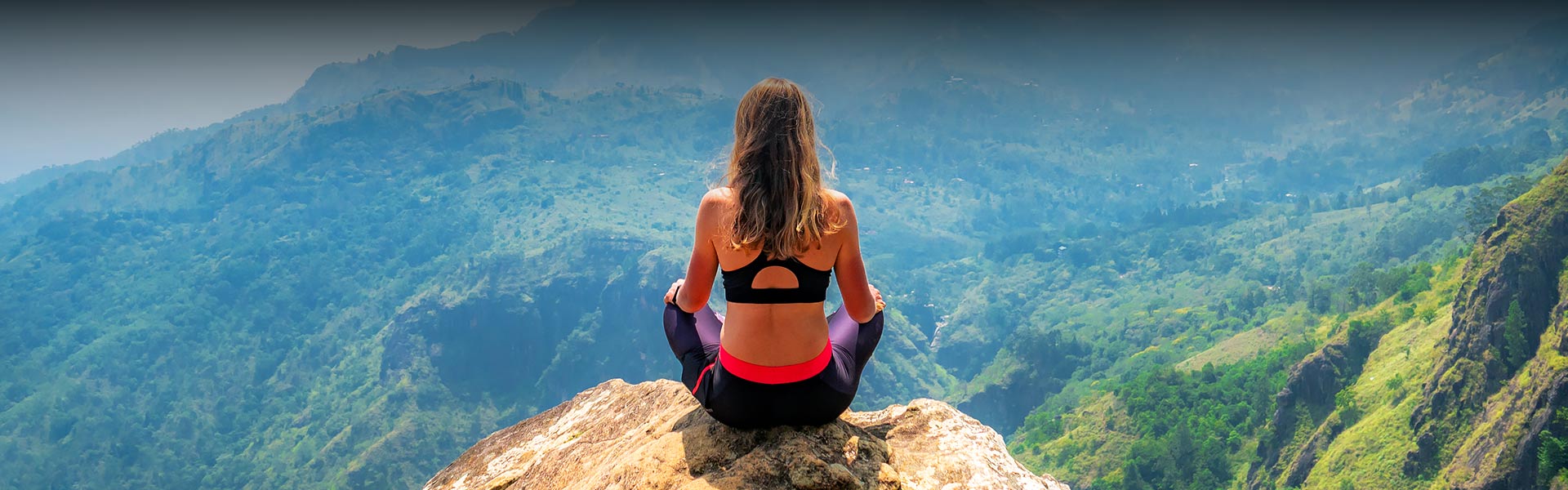 Women meditating
