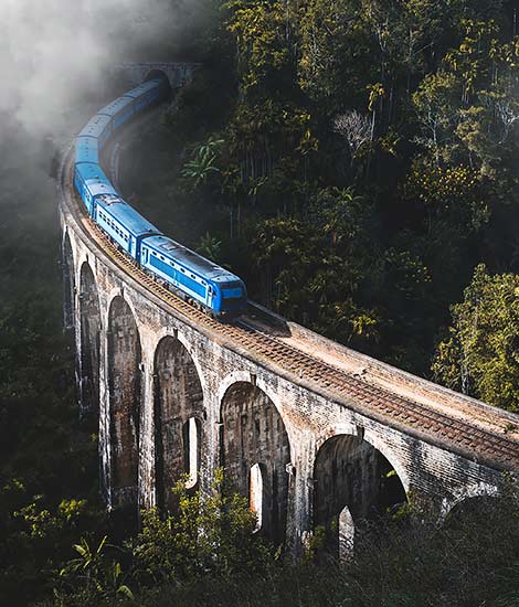 Scenic Train Ride in Style