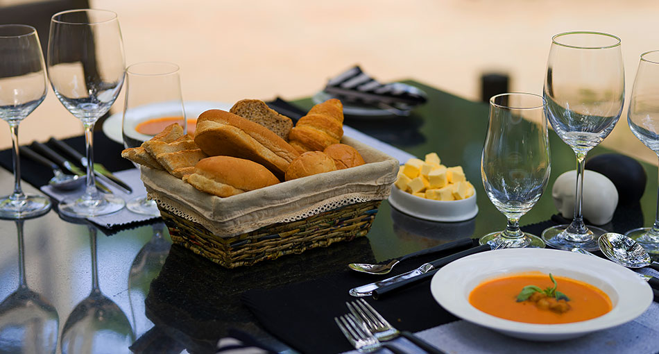 Foods in O2 Villa Yala