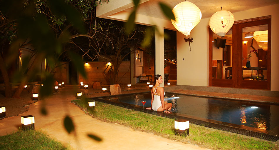 Pool Area in O2 Villas Yala