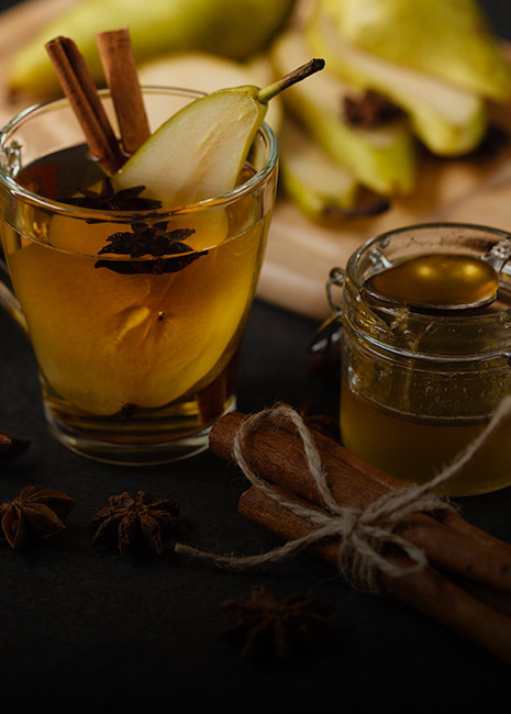 Tea infused testing menus