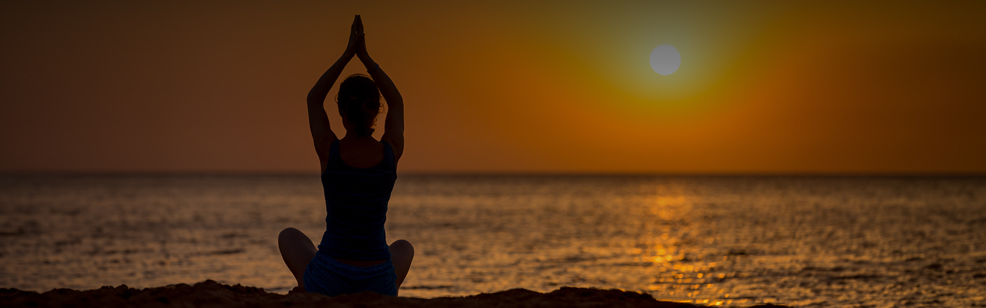 Women meditating